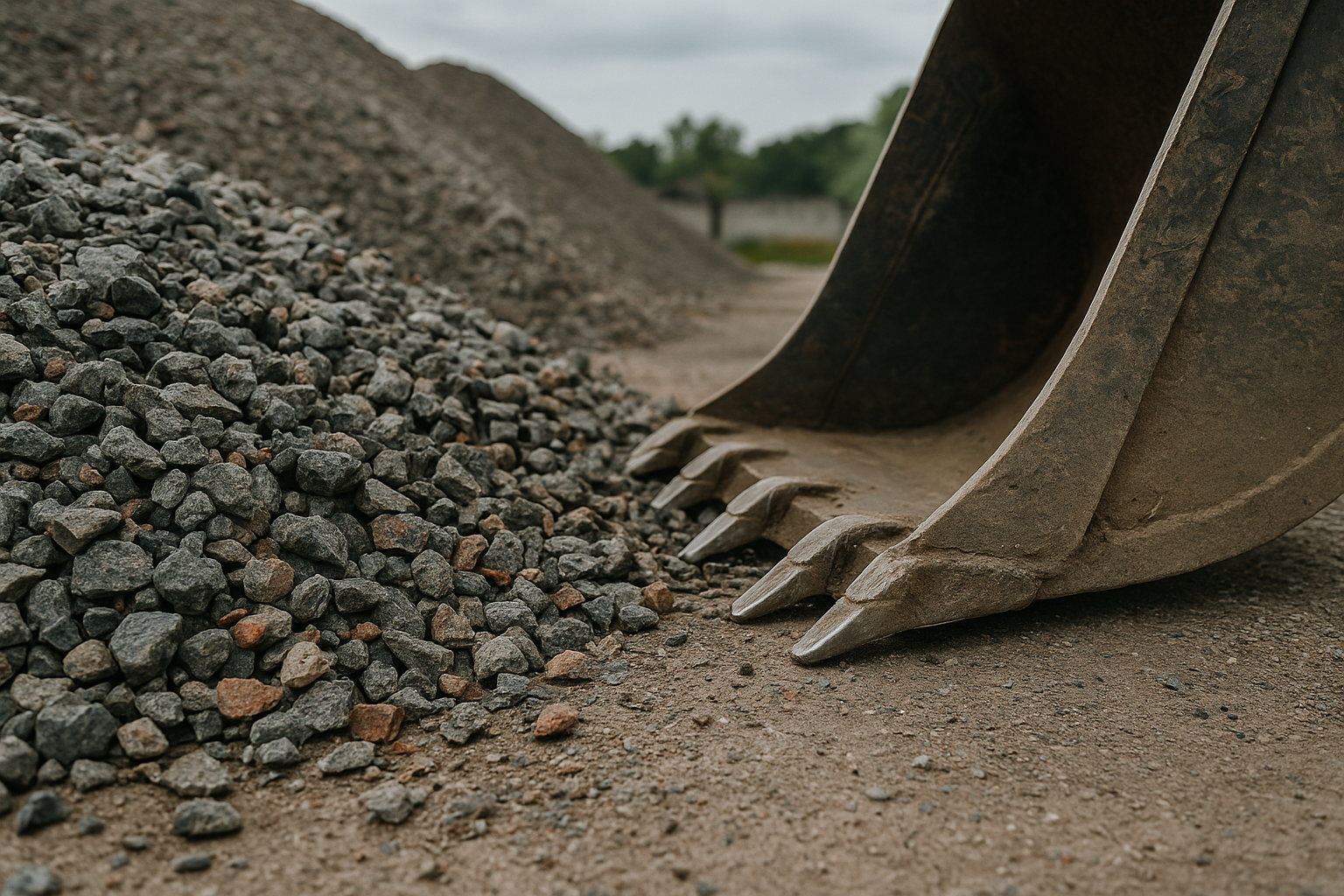 Безопасное обращение с дорожным балластом, содержащим опасные примеси