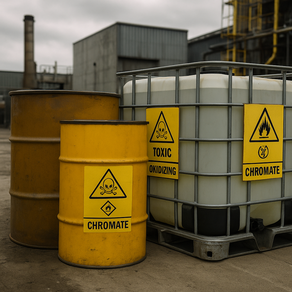 Хроматы как опасные отходы