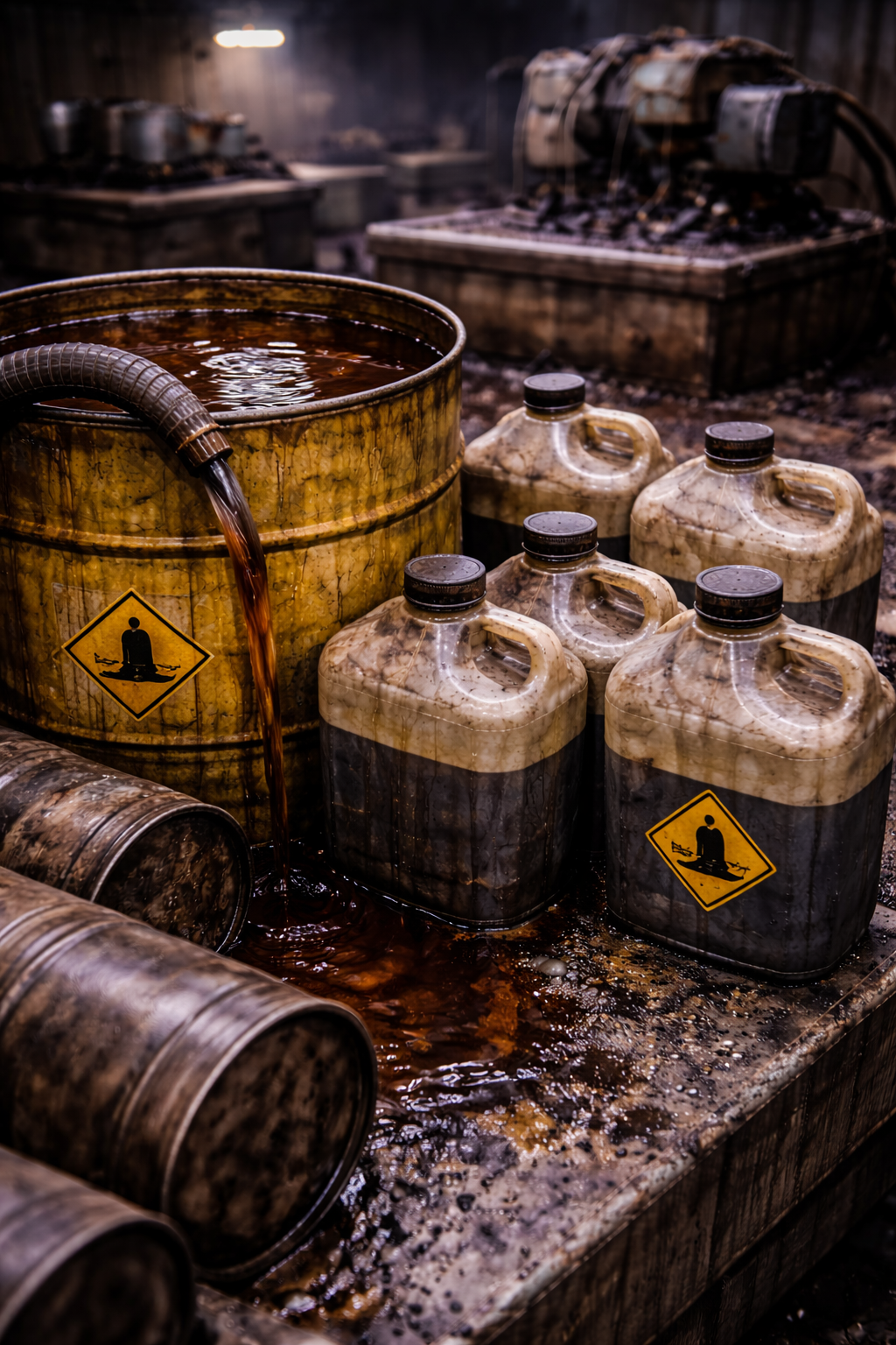 Мінеральні нехлоровані гідравлічні мастила у промислових системах