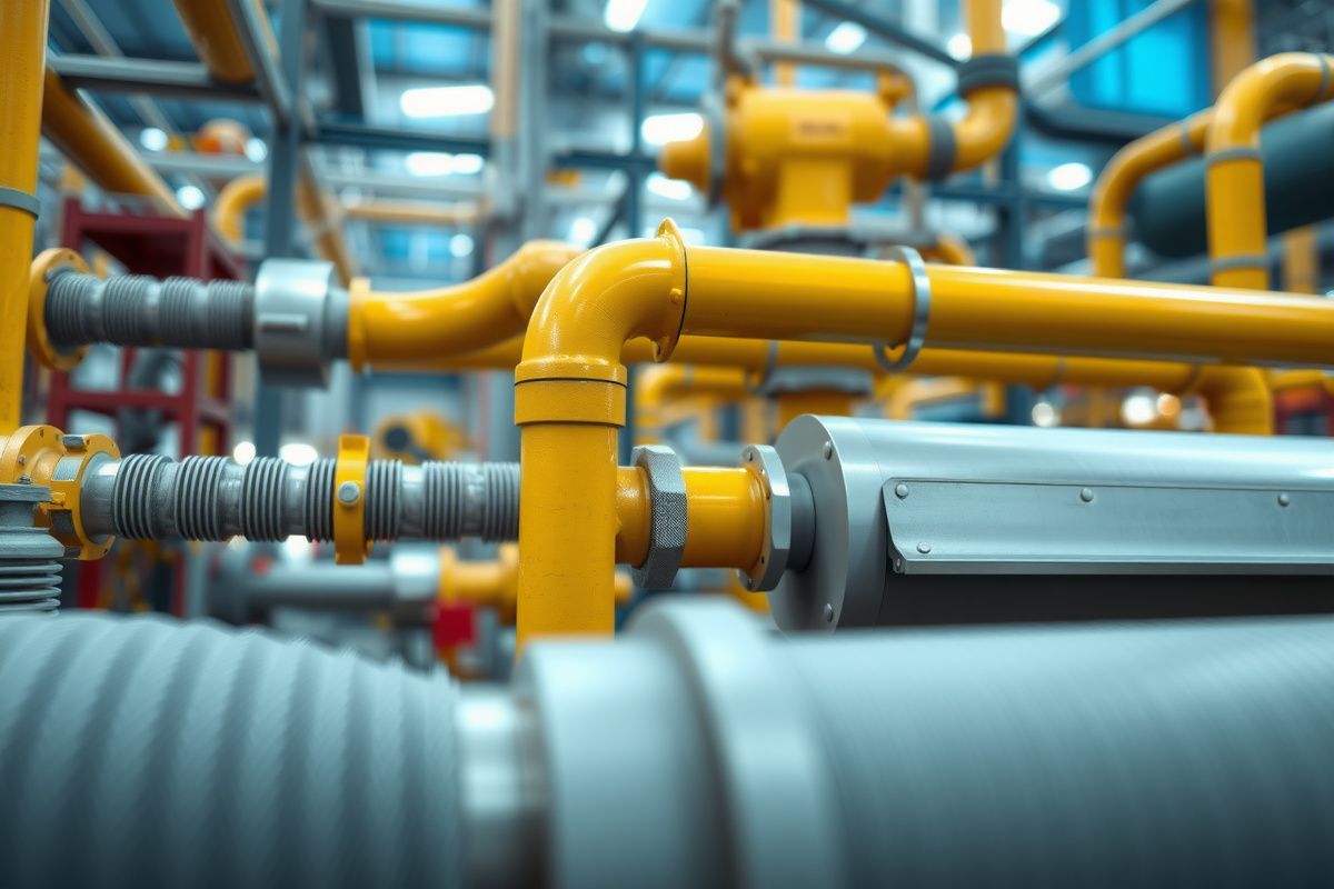 Increasing energy efficiency of heating and cooling systems in industrial facilities