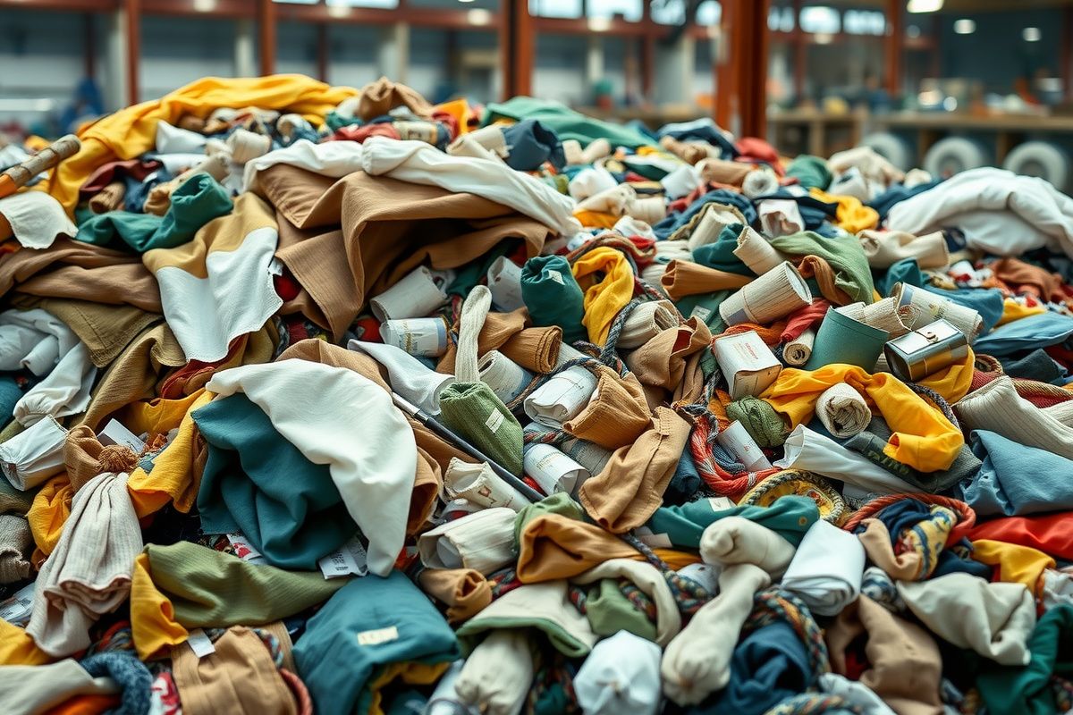 Technologies for recycling and reuse of industrial textile waste