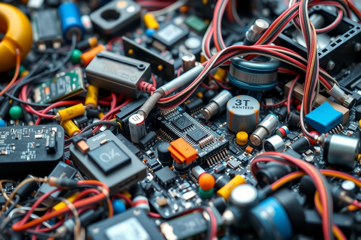 Technologies for extracting valuable components from electronic industry waste
