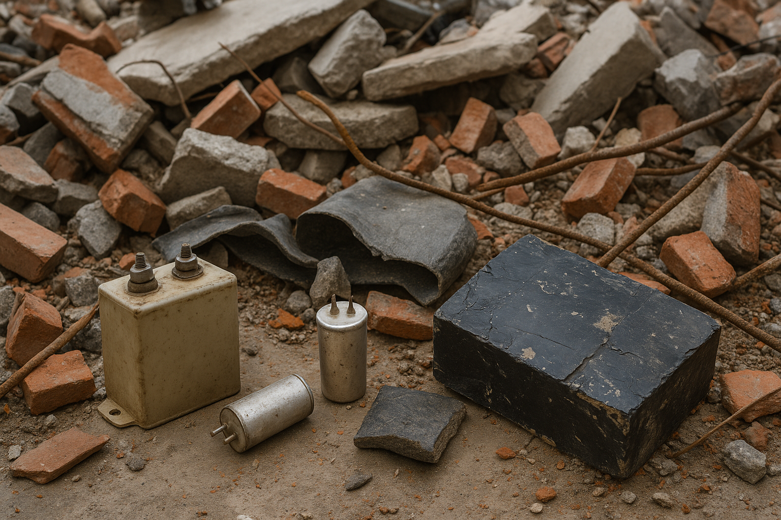 Отходы разрушения с ПХД: экологический контроль опасных материалов