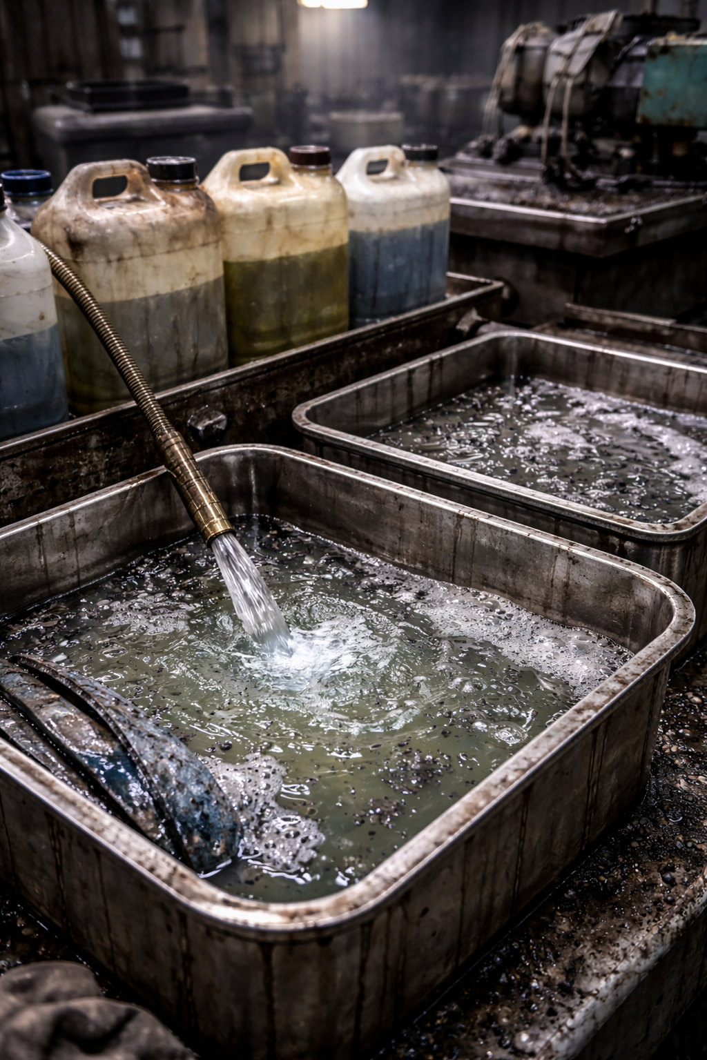 Водные промывочные жидкости в промышленных процессах очистки и обработки