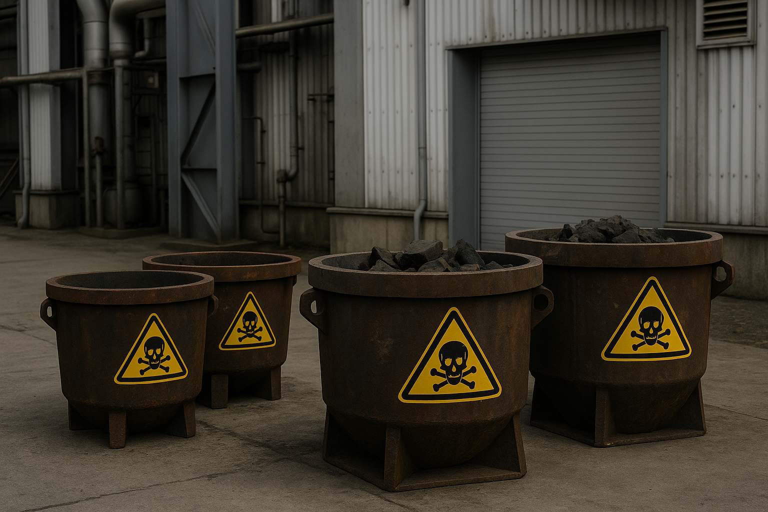 Отходы футеровки и огнеупоров от металлургических процессов