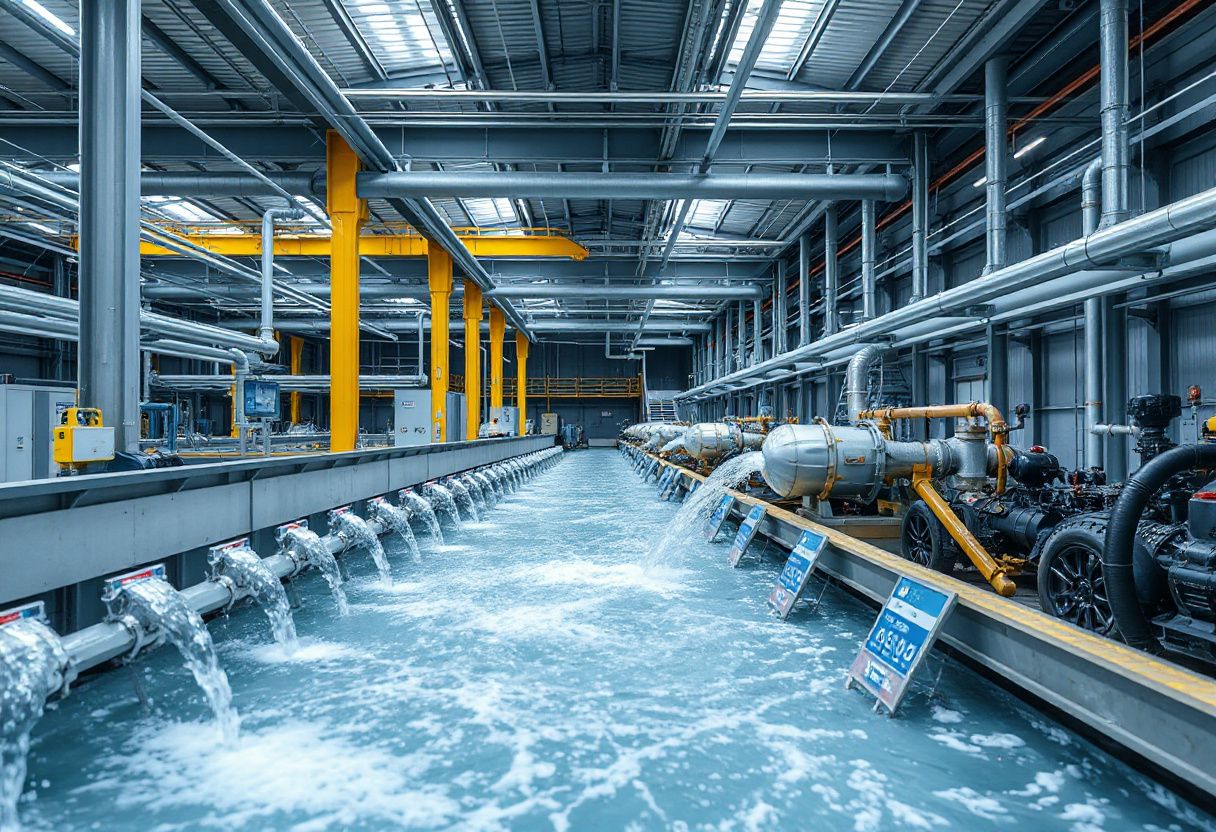 Implementation of closed-loop water use in industry