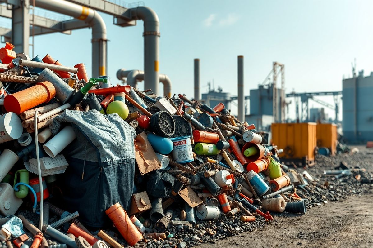 Using industrial waste for the production of building materials