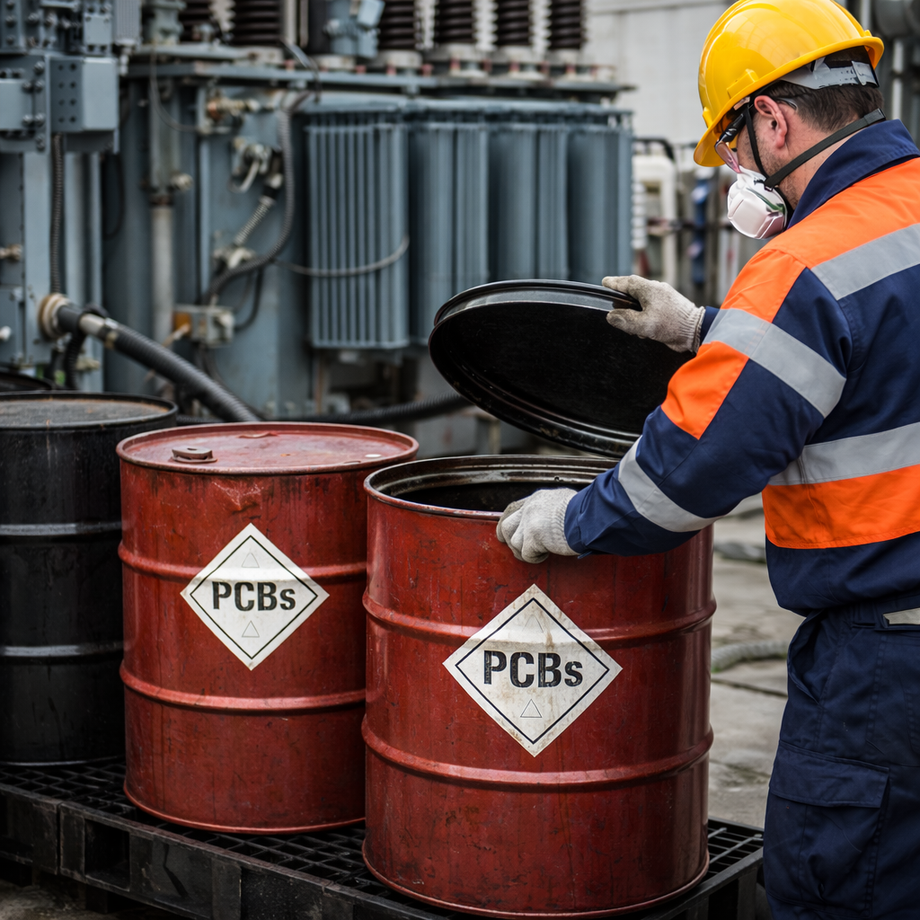 Экологический контроль обращения с изоляционными маслами, содержащими ПХБ