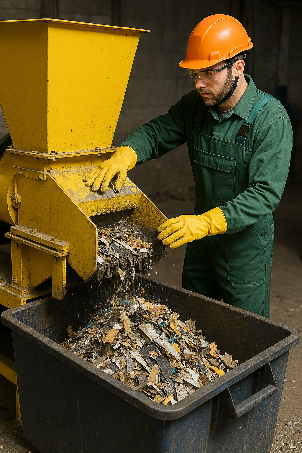 Зображення Операции по дроблению отходов